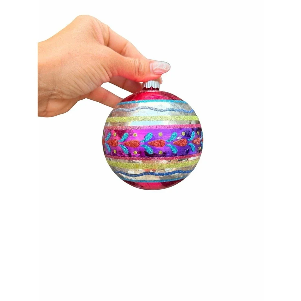 Christopher Radko large glass ball Ornament